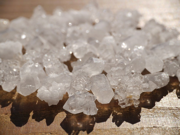 天然石モロッコ産水晶ミニ原石結晶 約5～14mm 約20g分詰合せ 穴なし ダブルポイント[mro-191203-01] 9枚目の画像
