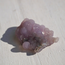 天然石グレープカルセドニー(インドネシア産)約3.2g約25mm 結晶原石ぶどう状紫玉髄[gc-200117-01LD] 6枚目の画像