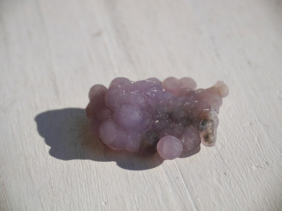 天然石グレープカルセドニー(インドネシア産)約3.2g約25mm 結晶原石ぶどう状紫玉髄[gc-200117-01LD] 7枚目の画像