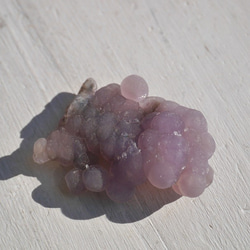 天然石グレープカルセドニー(インドネシア産)約3.2g約25mm 結晶原石ぶどう状紫玉髄[gc-200117-01LD] 9枚目の画像