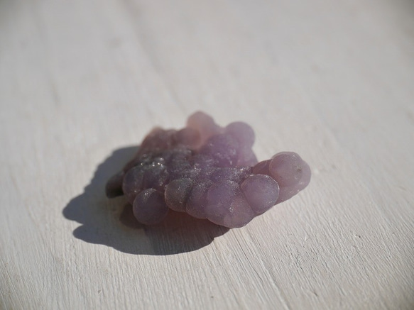 天然石グレープカルセドニー(インドネシア産)約3.2g約25mm 結晶原石ぶどう状紫玉髄[gc-200117-01LD] 10枚目の画像