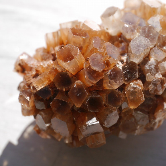 天然石アラゴナイト(モロッコ産)約39g約45mm 自然結晶原石 霰石柱状結晶鉱物[arg-200131-04] 2枚目の画像