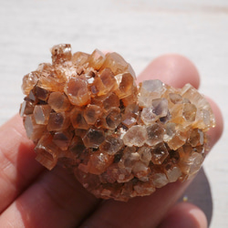 天然石アラゴナイト(モロッコ産)約39g約45mm 自然結晶原石 霰石柱状結晶鉱物[arg-200131-04] 3枚目の画像