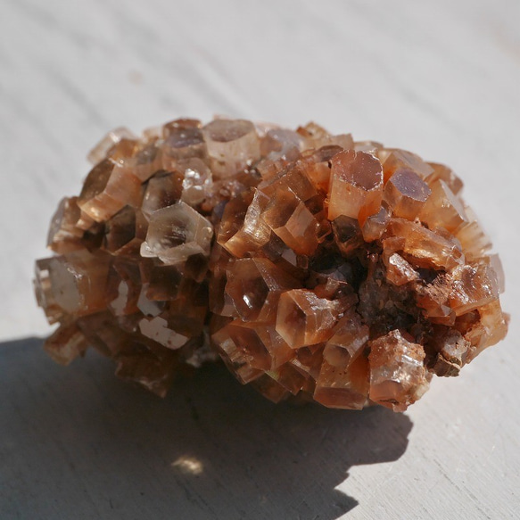 天然石アラゴナイト(モロッコ産)約39g約45mm 自然結晶原石 霰石柱状結晶鉱物[arg-200131-04] 4枚目の画像