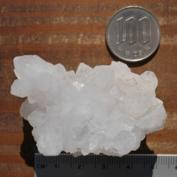 現物☆天然石モロッコ産水晶 約65g約57×36×34mm結晶原石クラスター [mro-200207-02] 5枚目の画像