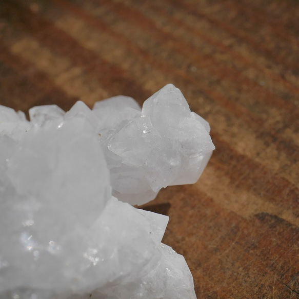 現物☆天然石モロッコ産水晶 約49g約47×39×37mm ポイント結晶密集原石クラスター[mro-200207-04] 6枚目の画像