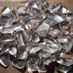 天然石クリスタルクォーツ(ブラジル産)透明天然水晶さざれ石約30g詰合せ約5～18mm穴なし[sa-200214-02] 3枚目の画像