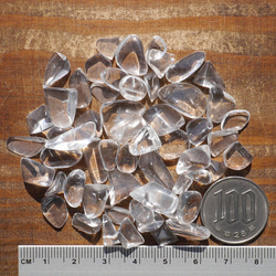 天然石クリスタルクォーツ(ブラジル産)透明天然水晶さざれ石約30g詰合せ約5～18mm穴なし[sa-200214-02] 4枚目の画像