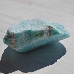 天然石アマゾナイト(ペルー産)約53g約52mm原石 ナチュラル天河石ホープストーン[amz-200307-01] 7枚目の画像