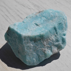 天然石アマゾナイト(ペルー産)約53g約52mm原石 ナチュラル天河石ホープストーン[amz-200307-01] 9枚目の画像