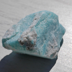 天然石アマゾナイト(ペルー産)約57g約48mm原石 ナチュラル天河石ホープストーン[amz-200307-02] 7枚目の画像