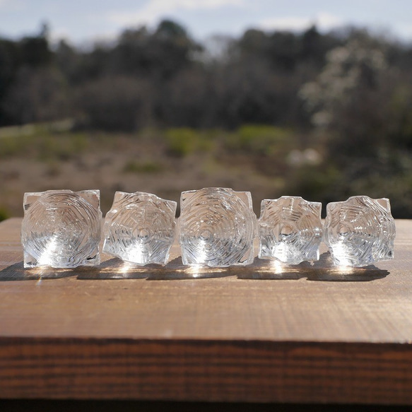 天然石ヒマラヤ水晶シュリヤントラ(インド産)約10-12g高約26-31mm 極上透明[sry-200320-1012] 4枚目の画像