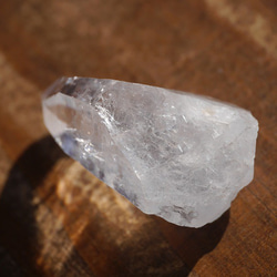 天然石水晶(コロンビア産)約14g約35mm結晶ポイント虹入り原石高透明度クリスタルクォーツ[cq-200416-02] 8枚目の画像