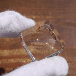 K9クリスタルガラス台座S 約1辺24×高13mm 超透明丸玉用置台テラリウム配置ベース[dz-200428-K9S] 8枚目の画像