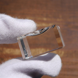 K9クリスタルガラス台座S 約1辺24×高13mm 超透明丸玉用置台テラリウム配置ベース[dz-200428-K9S] 10枚目の画像
