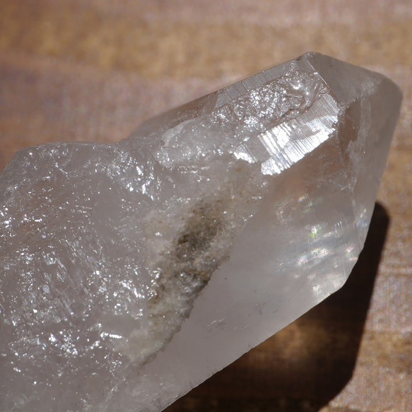 天然石ヒマラヤ水晶ポイント(ヒマラヤ山脈マニカラン産)約52g約63mm 原石結晶鉱物[hq-200518-01] 2枚目の画像