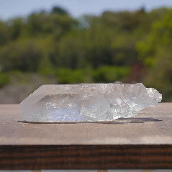 天然石ヒマラヤ水晶ポイント(ヒマラヤ山脈マニカラン産)約41g約73mm 原石結晶鉱物[hq-200518-03] 8枚目の画像
