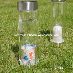 SALE✨DIYキット「クリスタルウォーターリウム・ボトル」水晶/蛍石
