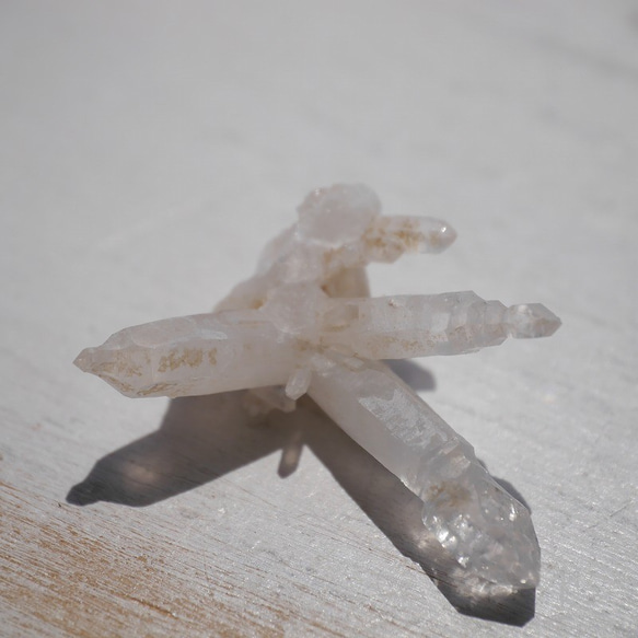 天然石セプタークォーツ(メキシコ チワワ州産)約2.2g約27mm王笏水晶ミニクラスター[spq-200603-03] 3枚目の画像