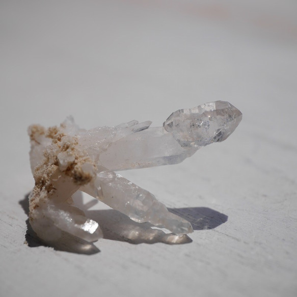 天然石セプタークォーツ(メキシコ チワワ州産)約2.2g約27mm王笏水晶ミニクラスター[spq-200603-03] 4枚目の画像