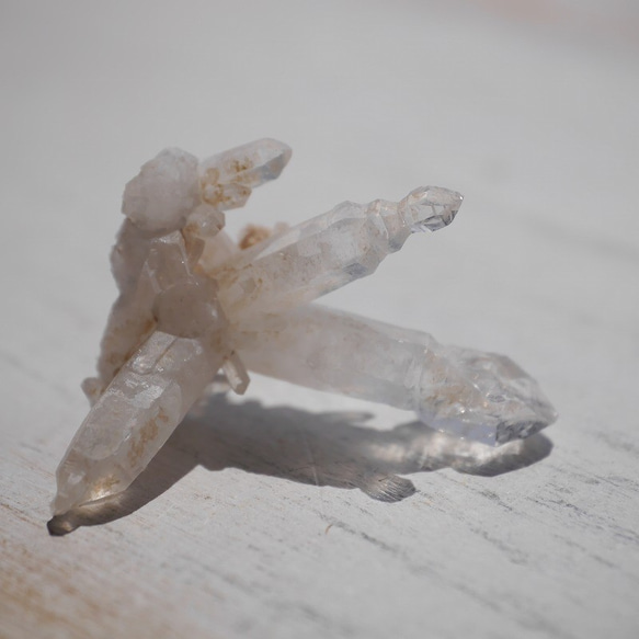天然石セプタークォーツ(メキシコ チワワ州産)約2.2g約27mm王笏水晶ミニクラスター[spq-200603-03] 8枚目の画像
