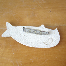 ホワイトフィッシュニャー - ピン - ダークブルー 2枚目の画像