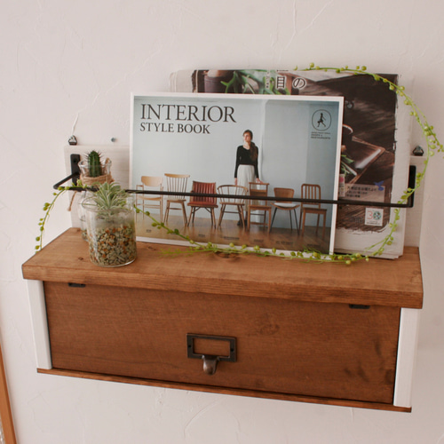 マスターウォール ティッシュボックス（ダークブラウン） マスター