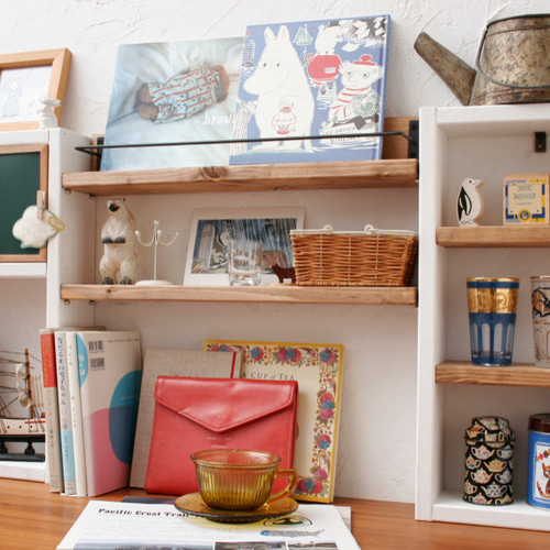 収納式デスク付きシェルフ ¥29000