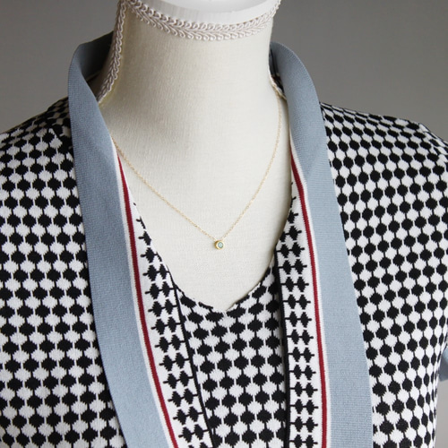 稀少石☆鑑別書付天然グランディディエライトネックレス グランディディエライト ペンダント 0.317ct ネックレス 中央宝石研究