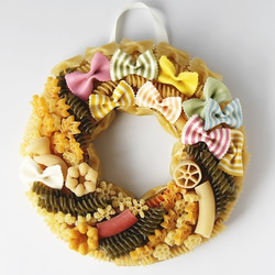 MACARONI wreath 【マカロニ リース】Green系 2枚目の画像