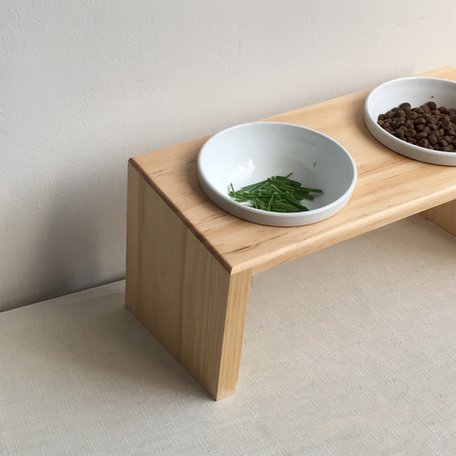 Pet Table Hinoki】~Log Chic~ No.885 おもちゃ・ペット小物