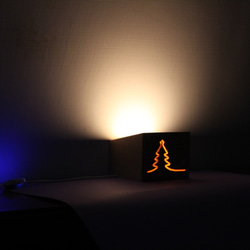 専用★ 水辺の夜 POP-UP STORE 台北限定正規品 木製風ライトボックス 4個セット ステップライト 階段ライト ソーラーライト 明暗