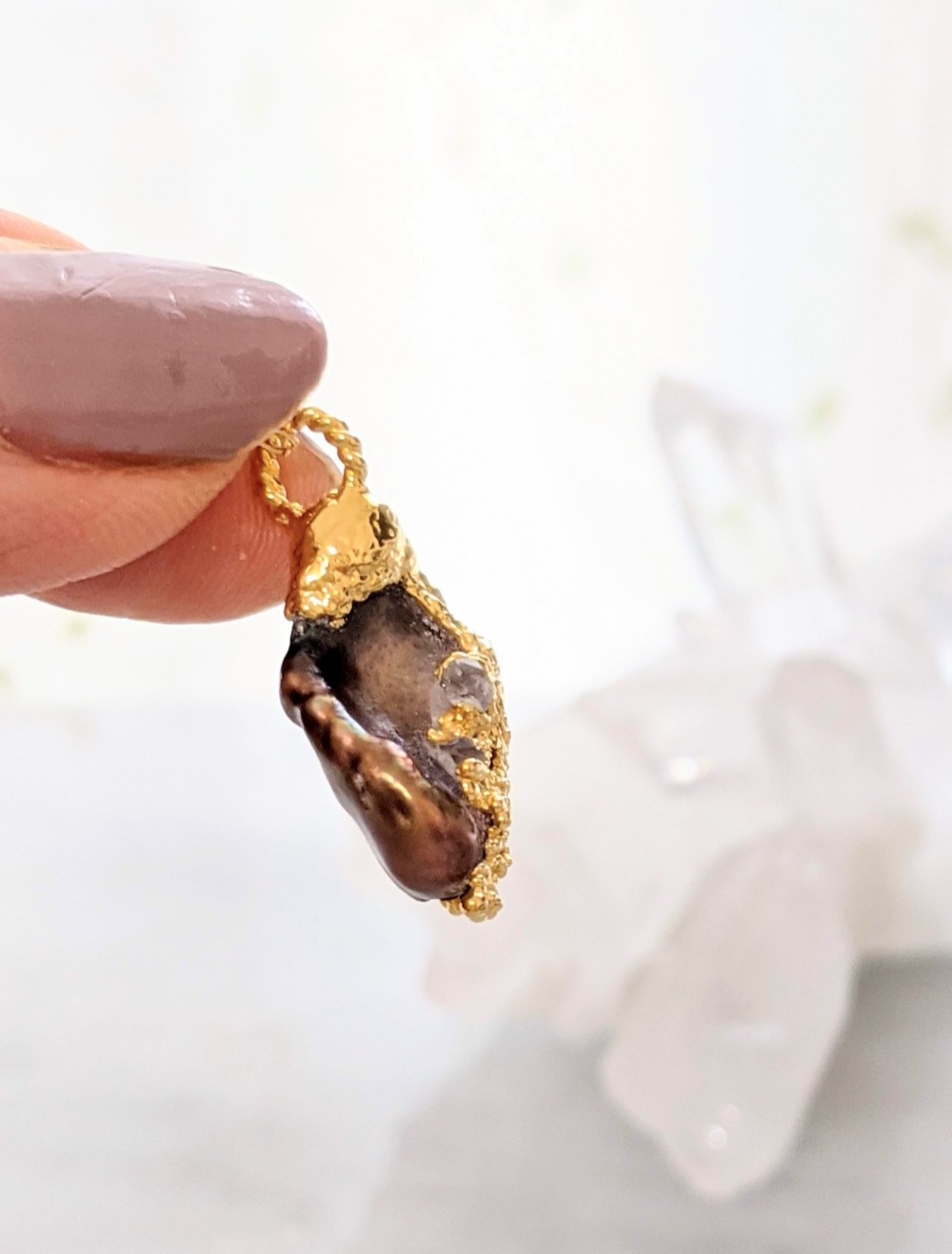 はなびらパール　ネックレス