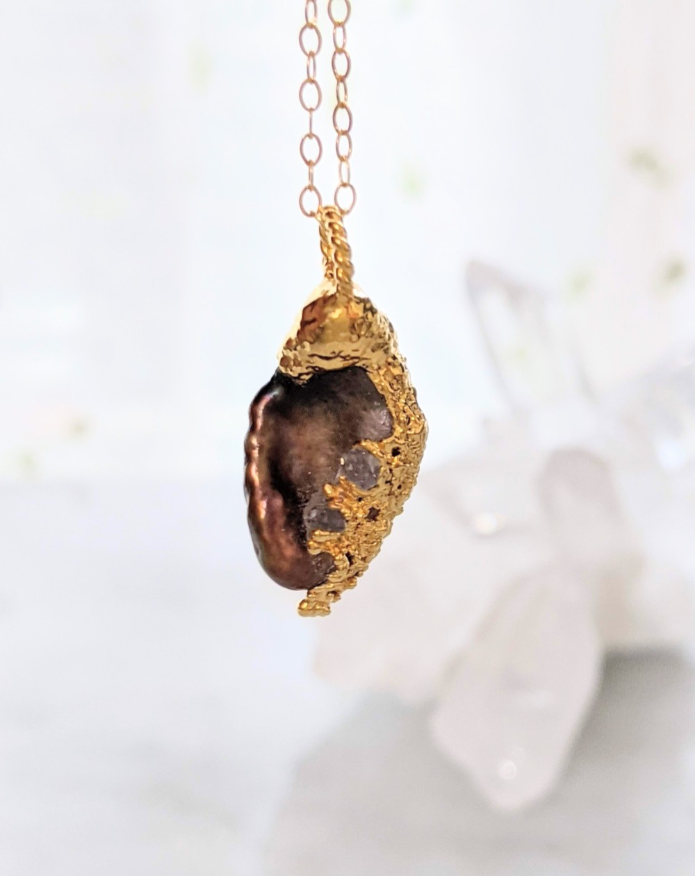 はなびらパール　ネックレス