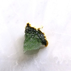 Moldabite寶石吊墜電鑄飾品 第3張的照片