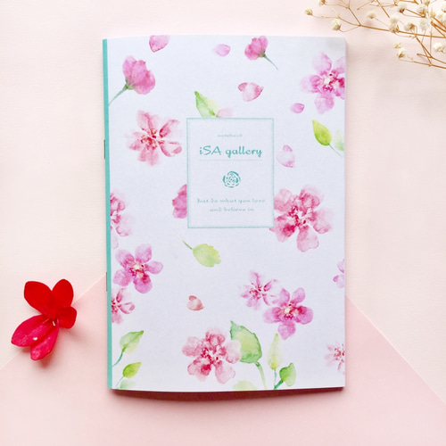 ❀桜 メモ帳 手帳 ノート iSA 通販 4359664｜Creema(クリーマ)