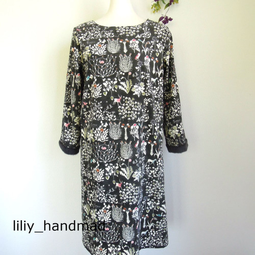 今季HHリバティYoshieヨシエコーデュロイワンピ ワンピース liliy 通販