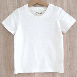 空白素面白T-shirt (無螢光白) 兒童款 第1張的照片