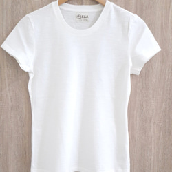 空白素面白T-shirt (無螢光白) 女生款 第1張的照片