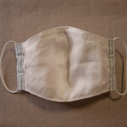 リネンフィルターポケット付き立体マスク 2枚目の画像