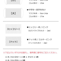 マスク入れとマスク（2枚）のセット　09 5枚目の画像