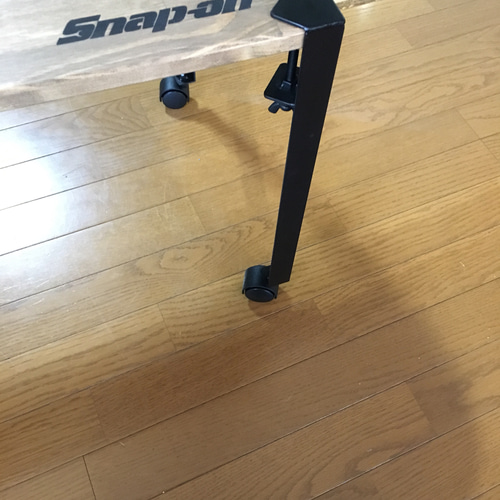 アイアンテーブル クランプ式キャスター付き ローテーブル・リビング