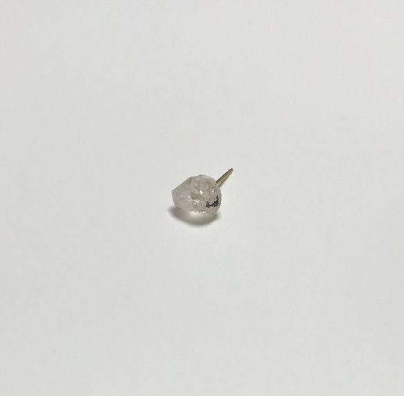 Gemo ピアス　Smoky quartz (1ピース） 1枚目の画像