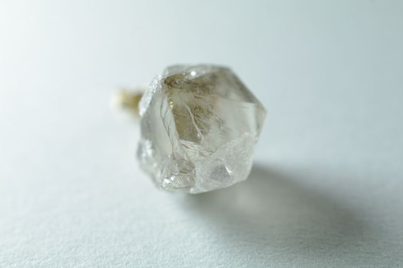 Gemo ピアス　Smoky quartz (1ピース） 1枚目の画像