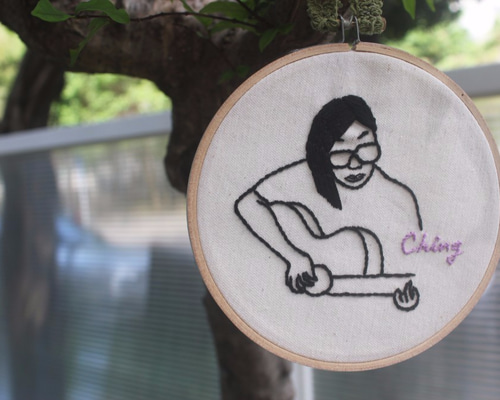 ∥∥カスタム肖像画刺しヤン刺繍飾りカード∥Custom-Made∥の肖像刺繍