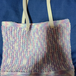 手編みのバッグ 1枚目の画像