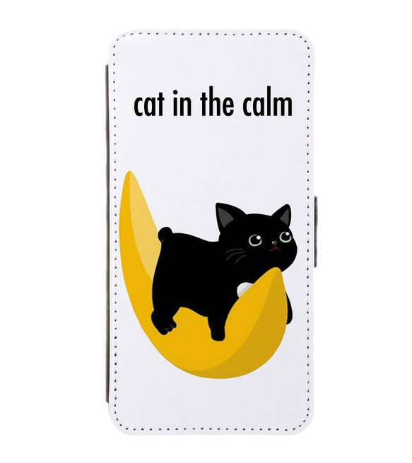 猫キャラブランドブランド"cat in the calm" iphone6&iphone6 plus手帳型ケース 1枚目の画像