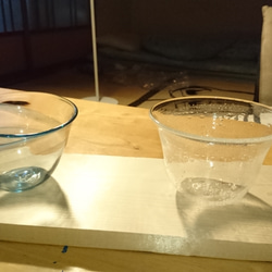 ガラスの手作り小鉢 2枚目の画像