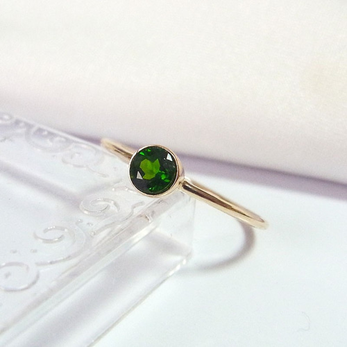 K10 グリーントルマリンリング