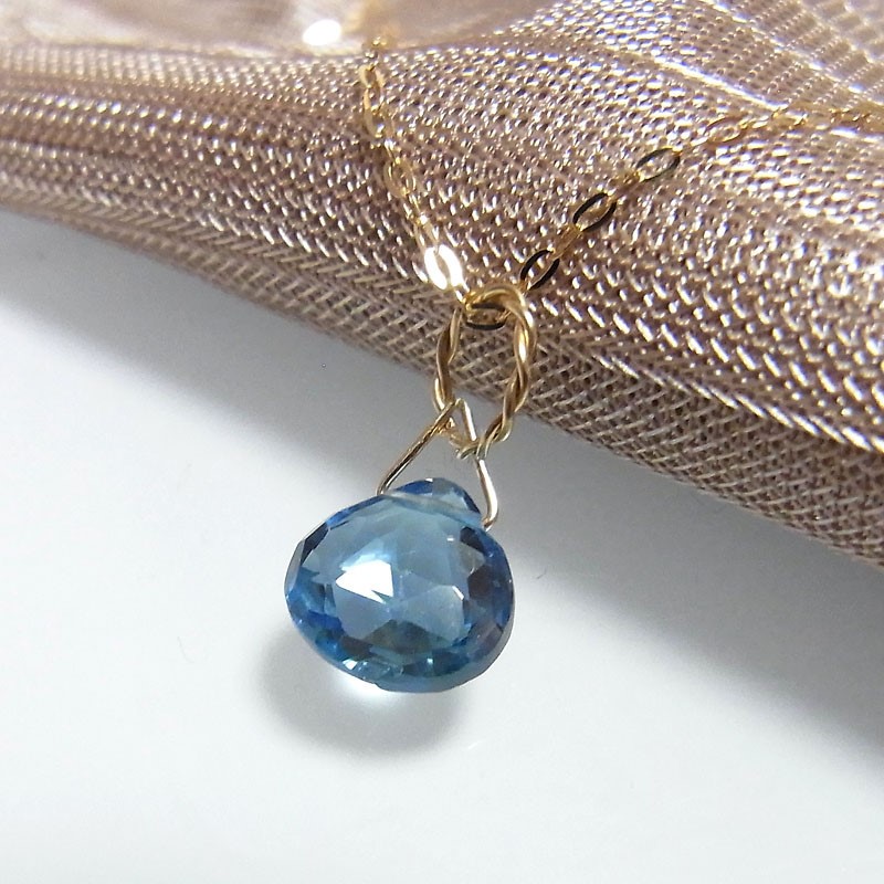 K10  ロンドンブルートパーズ ネックレス